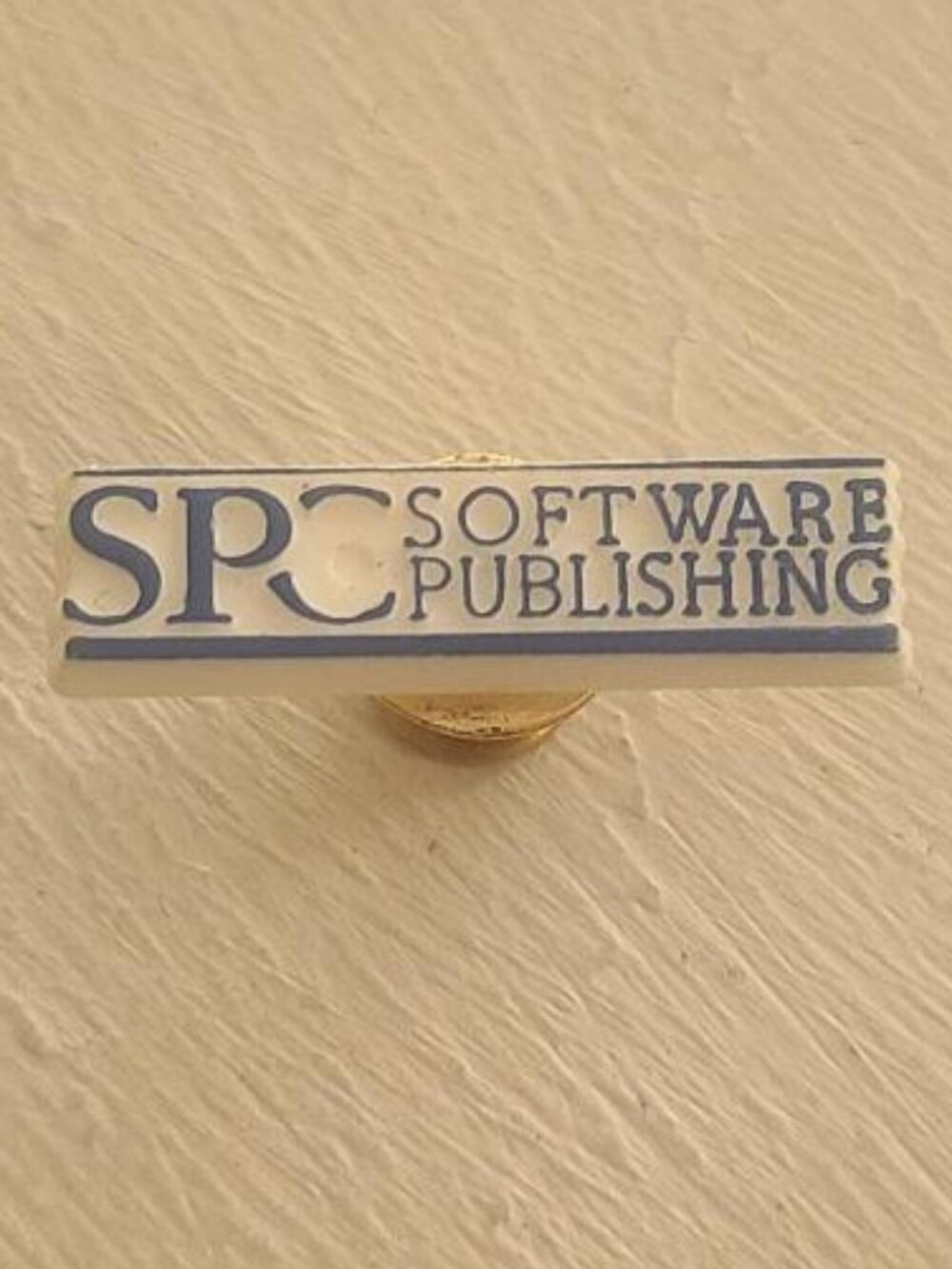 Spc Software Publishing Corp Mountain View California 1980's History Lapel Pin